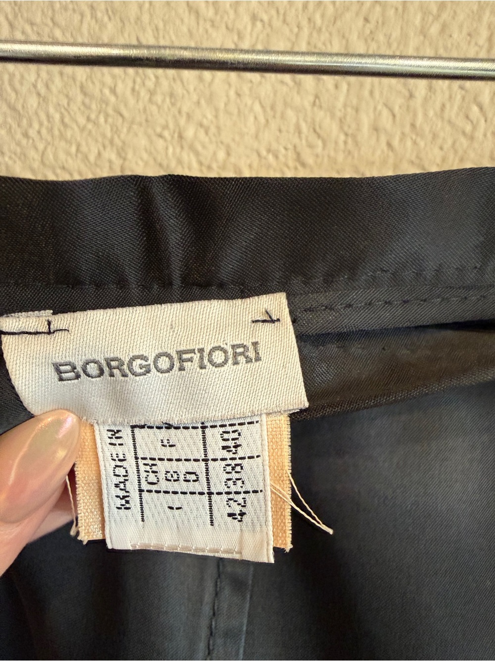 Women's Black Midi Skirt - Picture 6 of 8